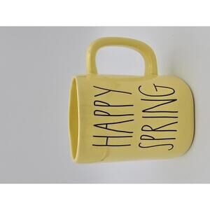 Rae Dunn Happy Spring Yellow Mug